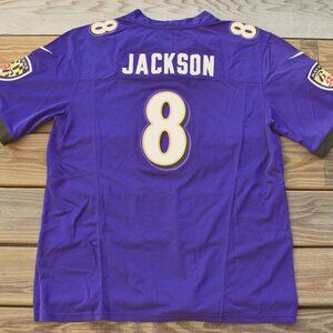 New! Lamar Jackson Baltimore Ravens Purple Football Jersey Adult Men's Sizes